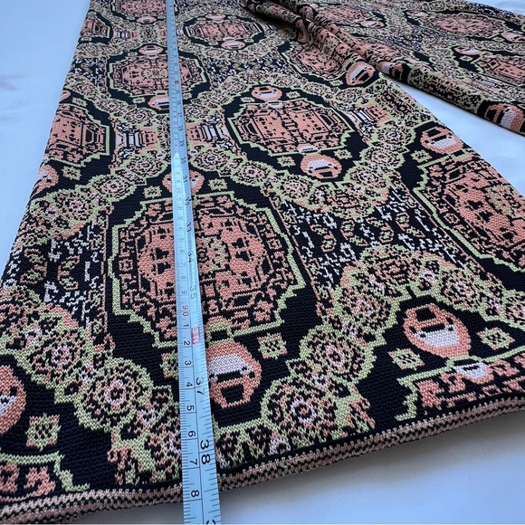 Free People Sun In The West Wide Leg Pants | Size L | Boho Knit - Picture 6 of 10